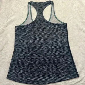 Lululemon Women’s Black & Gray Cool Racerback Athletic Top Sz. P2P 16”